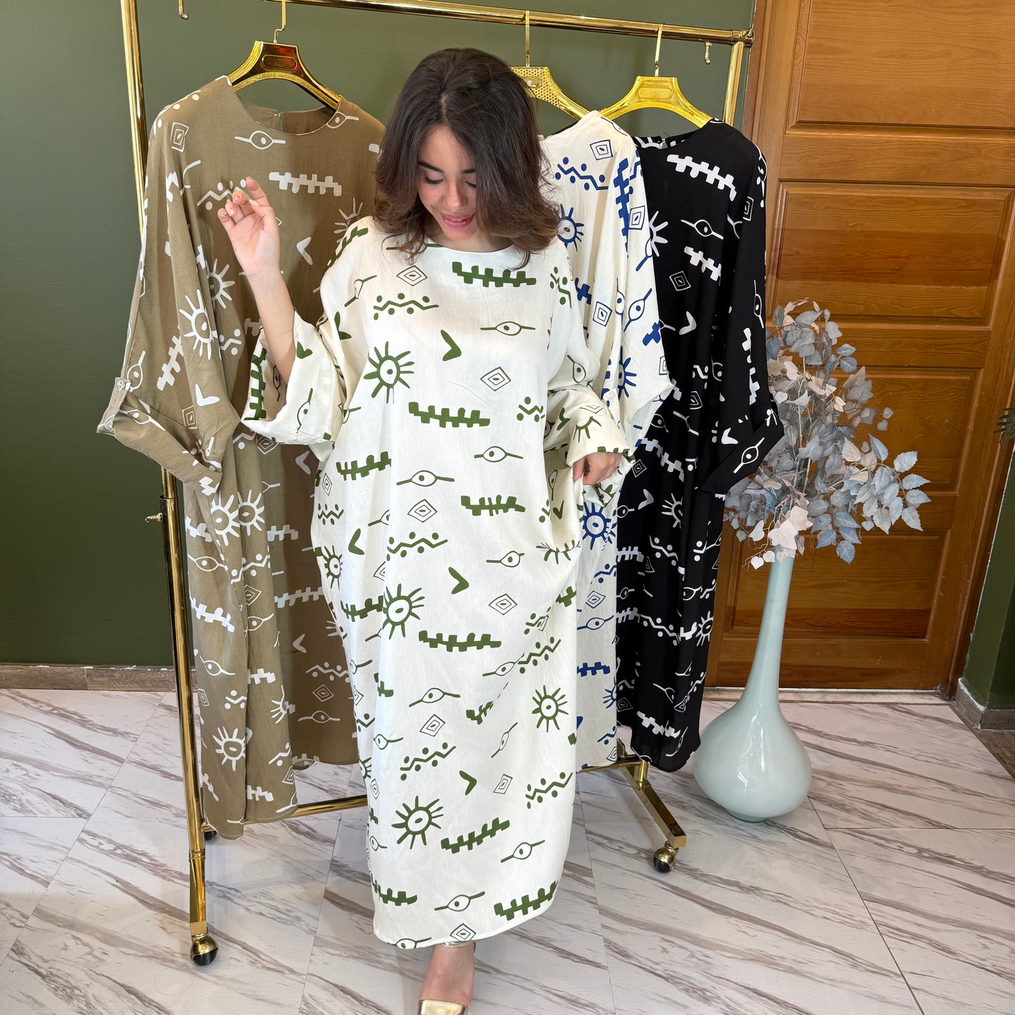 Robe OVER SIZE En LIN (BKH03)