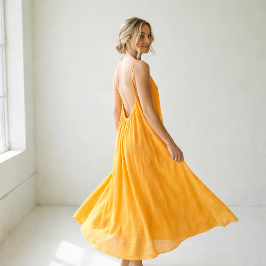 Backless Maxi Dress